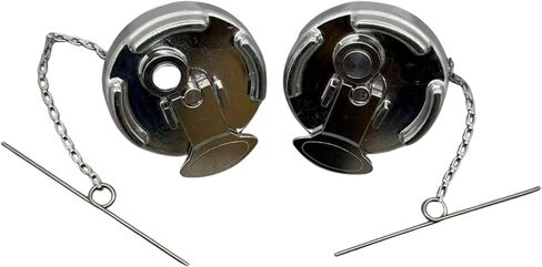2Pcs Diesel Fuel Cap for Peterbilt - 4" Aluminum Non-Locking Fuel Tank Cap for 1972-2017 Peterbilt 330 335 337 348 357 365 367 377 379 382 384 386 388 389 567 579 587 (Non Locking Fuel Cap) in Saudi Arabia