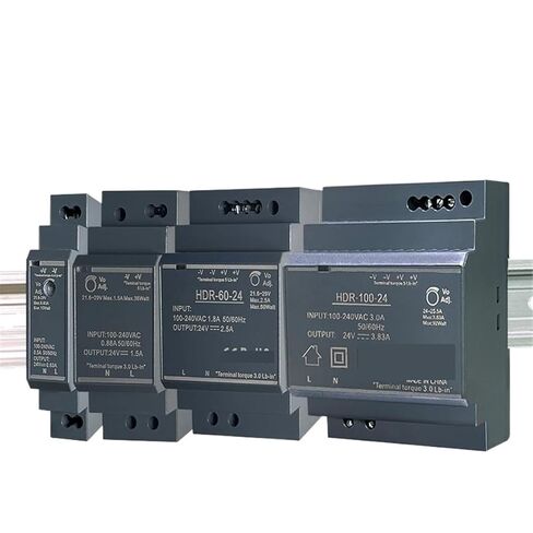 1pcs Switching Power Supply HDR 15W 30W 60W 100W 12V 24V Rail Type Transformer(HDR-100-24V 2.83A) in Saudi Arabia