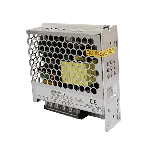 LRS-75W 100-240V 1.5A Input Switching Power Supply 12V 24V Single Output Ultra Thin Transformer(LRS-75-12V 6.0A) in Kuwait