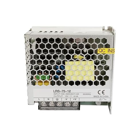 LRS-75W 100-240V 1.5A Input Switching Power Supply 12V 24V Single Output Ultra Thin Transformer(LRS-75-12V 6.0A) in Kuwait