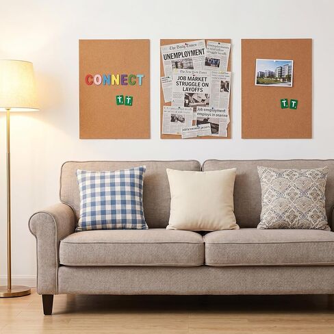 5 Pack Adhesive Cork Sheet, 1mm Thin Adhesive Cork Board Rectangle Cork Sticker Coasters Cork Pad for Wall Decoration Wedding Party DIY Craft Supplies (11.69×8.26 ×0.39 Inches) in Saudi Arabia