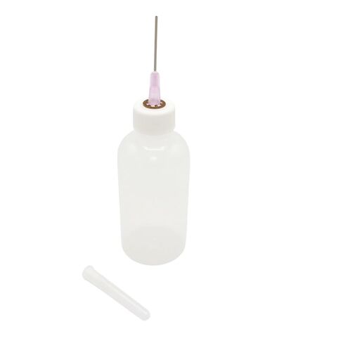 Gaunt Industries HYPO-49 - Craft Glue Applicator - 2 Ounce Clear Plastic Bottle with 18 Gauge Blunt Needle tip - Firearm Lubricating Tool in Saudi Arabia