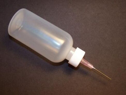 Gaunt Industries HYPO-49 - Craft Glue Applicator - 2 Ounce Clear Plastic Bottle with 18 Gauge Blunt Needle tip - Firearm Lubricating Tool in Saudi Arabia