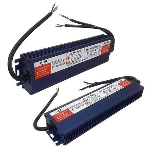 1pcs 400W Lighting 24V 16.5A Adapter IP67 Outdoor Waterproof Power Supply AC 220V to 12V 33A Convertor(24V 400W) in Kuwait