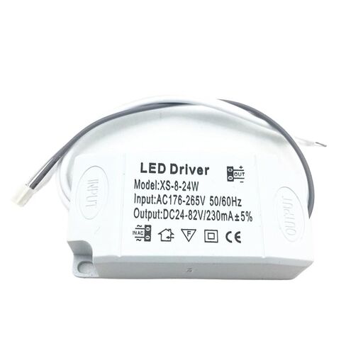 1pcs 8-24W LED Constant Current Driver 230mA DC Output Power Supply 176-265V AC Input Lighting Transformer in Kuwait