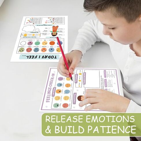 20pcs Emotions Chart Feelings Chart for Kids Coping Skills Mental Health Posters Feeling Emotion Poster for Preschool Classroom Supplies Special Education Therapy Office Wall Decorations (feel20) in Saudi Arabia