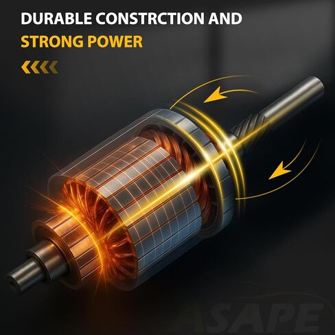 ASAPE SR0448N Starter Fits for 318 320 323 325 328 330 525 528 530 Series 1996-1999 Replacement New Starter Motor 12411466702 12411712939 12411740373 12411740374 0001108157 17702N SR0448X in Kuwait