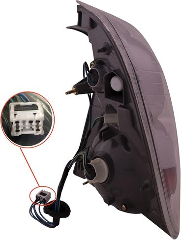 HEADLIGHTSDEPOT Tail Light Compatible with Nissan Altima 2002-2004 Includes Right Passenger Side Tail Light in Kuwait