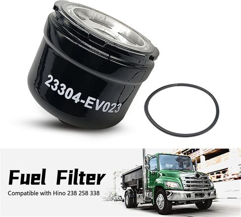 23304-EV023 Fuel Filter Fit for Hino 238 258 338 Replace 23304-EV022 23304-EV021 FF42102 WF10434 600434 Spin-On Fuel Filter in Kuwait