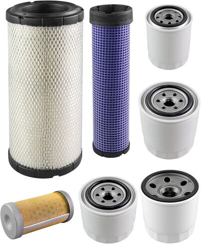 Filter Kit Fit for Kubota L3301HST & L3901HST with D1803 Engine Replace TC620-93230 HH164-32430 TC422-82620 HHK70-14070 1J800-43170 1G311-43380 in Kuwait