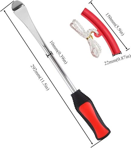 11.5" Tire Spoons Lever with 3 Pcs Rim Protectors,Motorcycle Tire Repair Kit,Dirt Bike Lawn Mower Tire Changing Tools in Saudi Arabia