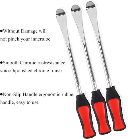 11.5" Tire Spoons Lever with 3 Pcs Rim Protectors,Motorcycle Tire Repair Kit,Dirt Bike Lawn Mower Tire Changing Tools in Saudi Arabia