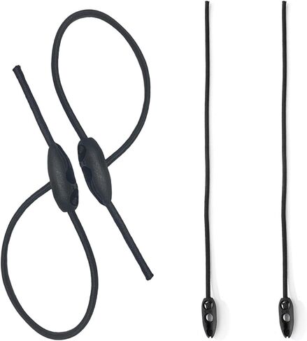 5 Pack Adjustable Bungee Cords with Clips Self Bite Lock Stretch Elastics Shock Cords Bungee Rope Utility Straps for Motorcycle Helmet Camping RV Rear Bike Rack Cargo Pickup Truck Luggage in Kuwait
