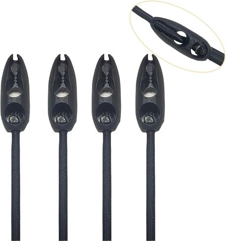 5 Pack Adjustable Bungee Cords with Clips Self Bite Lock Stretch Elastics Shock Cords Bungee Rope Utility Straps for Motorcycle Helmet Camping RV Rear Bike Rack Cargo Pickup Truck Luggage in Kuwait