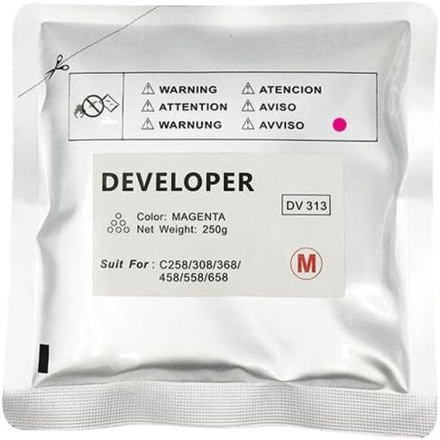 Developer Material Replacement Compatible with C308 C368 C458 C558 C658 C258 308 368 458 DV313 210G in Saudi Arabia