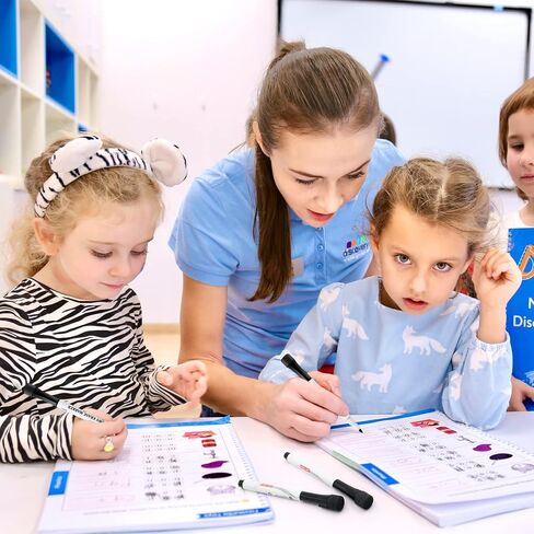Comix Magnetic Dry Erase Markers, Fine Tip Whiteboard Markers with Eraser Cap, 36 Count 4 Colors Low Odor Black Markers for Kids Teachers in Kuwait