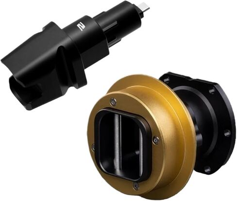 Steering Wheel hub Adapter QR2 Pro Bundle (Type-C) Quick Release Fanatec QR2 Pro Wheel-Side & QR2 Base-Side (Type -C Port) Wheel hub Base Adapter(QR2 Pro Bundle)(Qr2 Pro Bundle) in Saudi Arabia