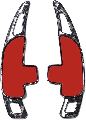 For Benz For AMG A35 2019 2020 2021 2022 2023 Steering Wheel Paddle Shift Accessories Paddle Shift Extensions (Red carbon pattern) in Kuwait