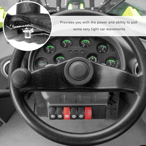 Steering Wheel Knob, 8 mm Screw Non-Slip Auto Steering Wheel Spinner Booster, Labor-Saving Wheels Knob Turning Aid Ball for Trucks Forklifts Tractors, Car Accessories in Saudi Arabia