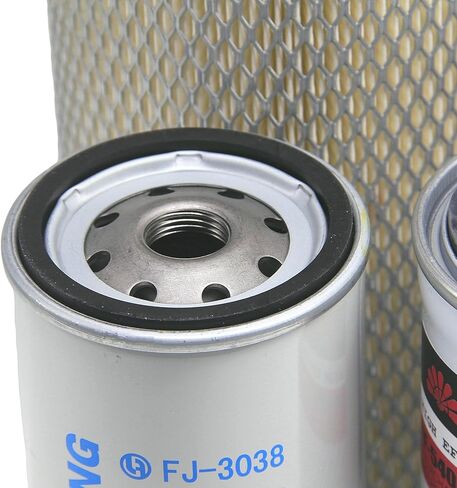 TONNIS ST-1042 Filter Kit Fits Massey Ferguson MF2605, MF2615 tractor AGCO Replaces Air Outer 2127378K1 & Inner 2127379K1, Oil Filter 1447082M2, Fuel Filter 3905864M91, Fuel Filter 3905865M1 (5 Pcs) in Kuwait