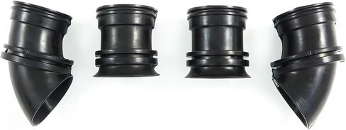 4 Pack Air Box Rubber Adapter Boot Set 11015-063 11015-057 Compatible with Kawasaki KZ550 KZ550C KZ650 KZ650C KZ650D GPZ LTD 1977 1978 1979 1980 1981 1982 1983 in Kuwait