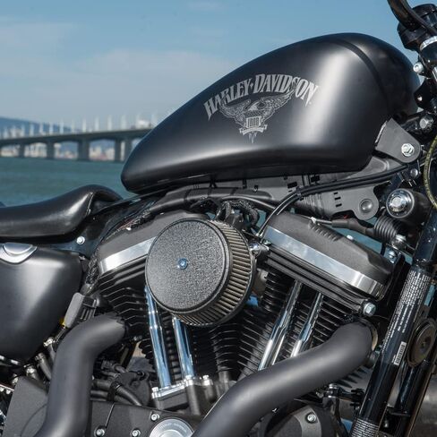 Arlen Ness 18-329 Black Big Sucker Stage I Air Filter Kit with Cover in Kuwait