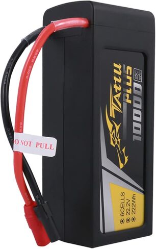 TATTU Plus 22.2V 25C 6S Lipo Battery 10000mAh with AS150+XT150 Plug (New Version) in Kuwait