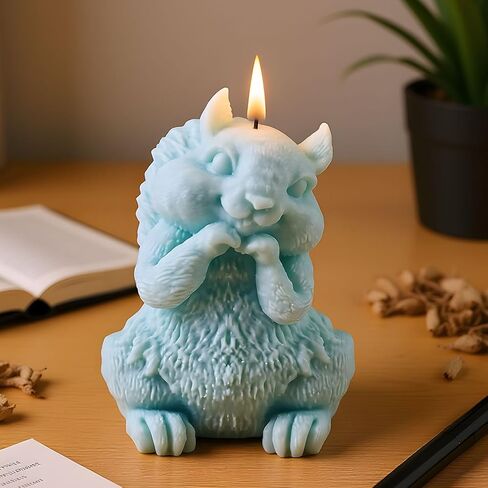 Squirrel Silicone Candle Molds Animal Squirrel Candle Mold for Candles Making Resin Casting Aromatherapy Candles Handmade Wax Home Decor Set of 2 in Kuwait
