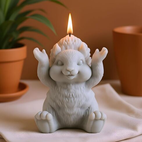 Squirrel Silicone Candle Molds Animal Squirrel Candle Mold for Candles Making Resin Casting Aromatherapy Candles Handmade Wax Home Decor Set of 2 in Kuwait