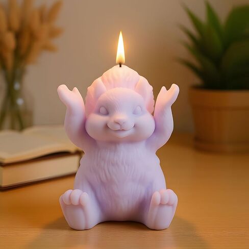 Squirrel Silicone Candle Molds Animal Squirrel Candle Mold for Candles Making Resin Casting Aromatherapy Candles Handmade Wax Home Decor Set of 2 in Kuwait
