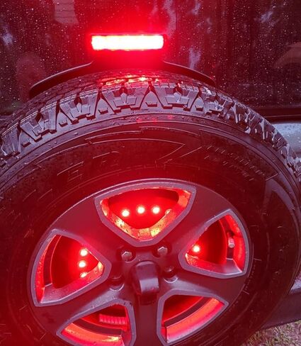 iJDMTOY Plug-N-Play Race Car Style Third Brake Light Strobe/Flash Attention Module Box/Harness, Compatible with Jeep 2018-up Wrangler JL JLU in Kuwait