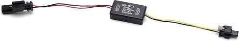 iJDMTOY Plug-N-Play Race Car Style Third Brake Light Strobe/Flash Attention Module Box/Harness, Compatible with Jeep 2018-up Wrangler JL JLU in Kuwait