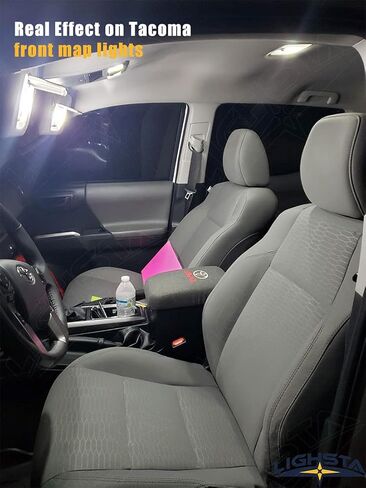 8PCS Super Bright White LED Interior Light Kit Package for Toyota Tacoma 1995 1996 1997 1998 1999 2000 2001 2002 2003 2004 + License Plate Lights and Install Tool in Kuwait