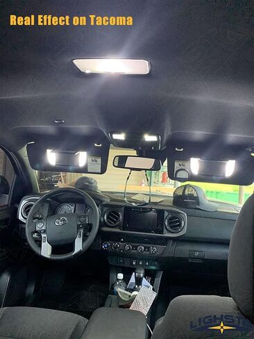 8PCS Super Bright White LED Interior Light Kit Package for Toyota Tacoma 1995 1996 1997 1998 1999 2000 2001 2002 2003 2004 + License Plate Lights and Install Tool in Kuwait
