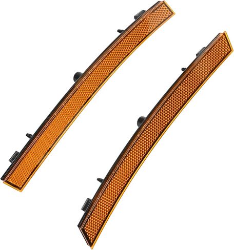 Front Bumper Left & Right Side Reflectors Compatible with Mitsubishi Outlander PHEV Eclipse Cross 2022 2023 2024 2025 Front Bumper Side Marker Trim Replace 8355A119 8355A120 in Kuwait