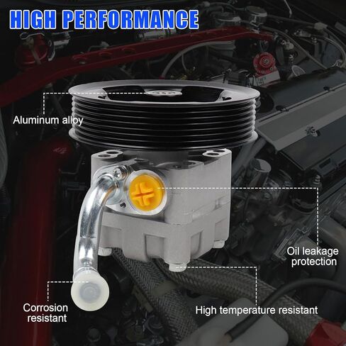 21-394 Power Steering Pump Compatible with Q40 Q50 Q60 Q70 Q70L QX50 QX70 M35 G35 G37 EX35 EX37 FX35 FX37, OE: 491101CB0B, 49110JK200, 49110JK20A, 491101EA0A in Saudi Arabia