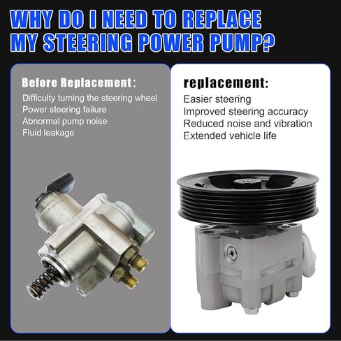 21-394 Power Steering Pump Compatible with Q40 Q50 Q60 Q70 Q70L QX50 QX70 M35 G35 G37 EX35 EX37 FX35 FX37, OE: 491101CB0B, 49110JK200, 49110JK20A, 491101EA0A in Saudi Arabia