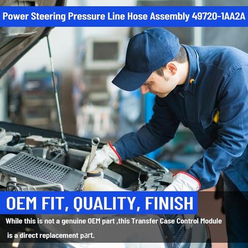 49720-1AA2A Power Steering Pressure Hose Compatible with Nissan Murano 2009-2014 3.5L V6, High Pressure Steering Line Replacement for 49720-1AN0A 49720-1AN0C 3402528 in Kuwait