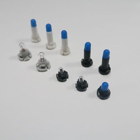 10pcs Cooler Control Switch Bulb Fit for Toyota 4Runner 2003-2009 Replace#90010-09015 90010-09016 90010-09017 90010-09018 90010-09019 (Blue Cap) in Saudi Arabia