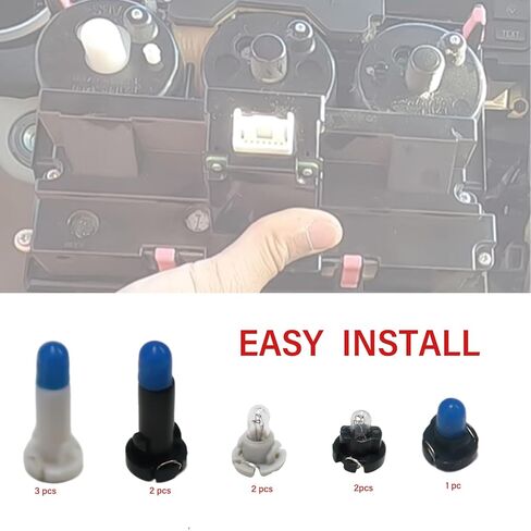 10pcs Cooler Control Switch Bulb Fit for Toyota 4Runner 2003-2009 Replace#90010-09015 90010-09016 90010-09017 90010-09018 90010-09019 (Blue Cap) in Saudi Arabia