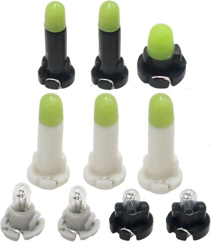 10pcs Cooler Control Switch Bulb Fit for Toyota 4Runner 2003-2009 Replace#90010-09015 90010-09016 90010-09017 90010-09018 90010-09019 (Blue Cap) in Saudi Arabia