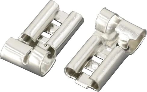 50 PCS 4.8 Series Bend Buttons 4.8 * 0.5MM 187 Female Terminals Tinned AICNRUT in Saudi Arabia