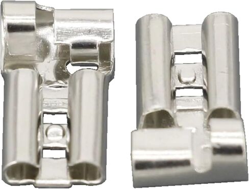 50 PCS 4.8 Series Bend Buttons 4.8 * 0.5MM 187 Female Terminals Tinned AICNRUT in Saudi Arabia