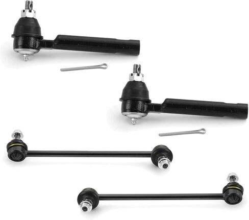 Suspension Kit Outer Tie Rod End & Sway Bar Front 4pcs for Kia for Spectra5 2.0L 2005-2009 Steel in Kuwait