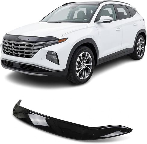 Hood Bug Deflector Bugflector/Bug Shield for Hyundai Tucson 2020-2026, Front Hood Protector, Low Profile ABS Bug Guard, Exterior Auto Accessories, Black in Kuwait