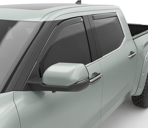 EGR 575401 in-Channel Window Visors, Front and Rear Window Accessories, Dark Smoke Finish, Compatible for Select Toyota Tundra Models in Saudi Arabia