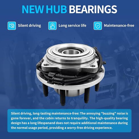 1 PC 515130 Wheel Hub Bearing Compatible with 2011-2016 F-250/F-350 4WD in Kuwait