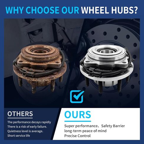 1 PC 515130 Wheel Hub Bearing Compatible with 2011-2016 F-250/F-350 4WD in Kuwait
