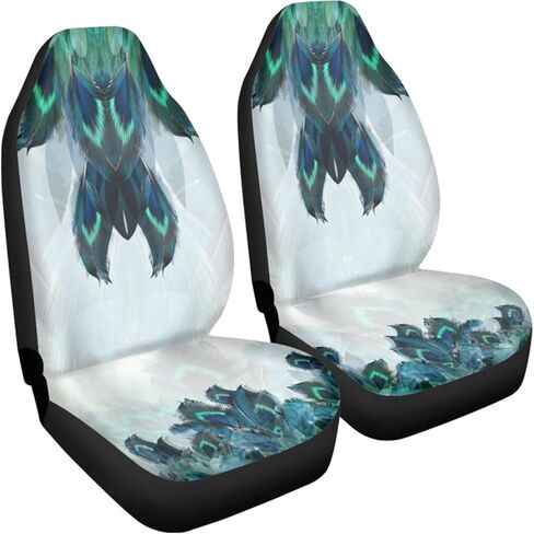 Bigfoot Car Seat Covers Set of 2, Sasquatch US Flag Car Seat Covers Front Seats, Breathable Auto Interior Accessories Universal Decor, Truck Sedan SUV for Men Women in Kuwait