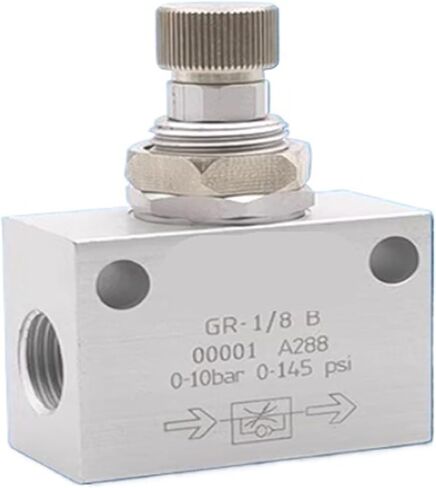 1PCS Throttle Valves GRO/GRLA/GR-M5-1/8-1/4-QS4-6-8-10-RS-D-B(GRO-QS-6 193973) in Saudi Arabia